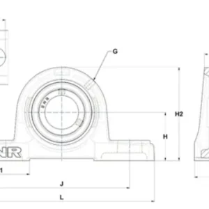 Zespół z oprawą żeliwną USP.205 SNR Szybka dostawa